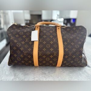 Vintage Louis Vuitton Keepall 50, Travel Carry-on Bag - Monogram